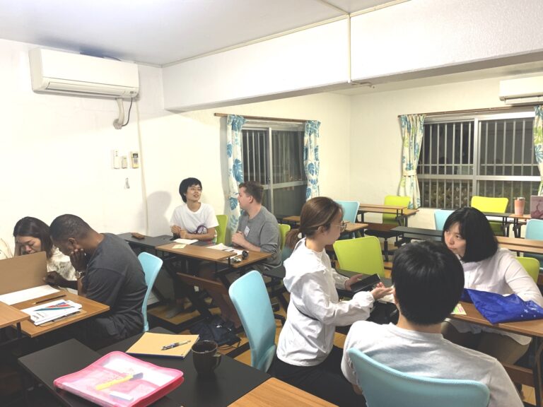 Blue House Okinawa Japanese:English School-Study Plan