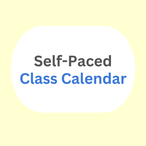 Self-Paced Class Calendar