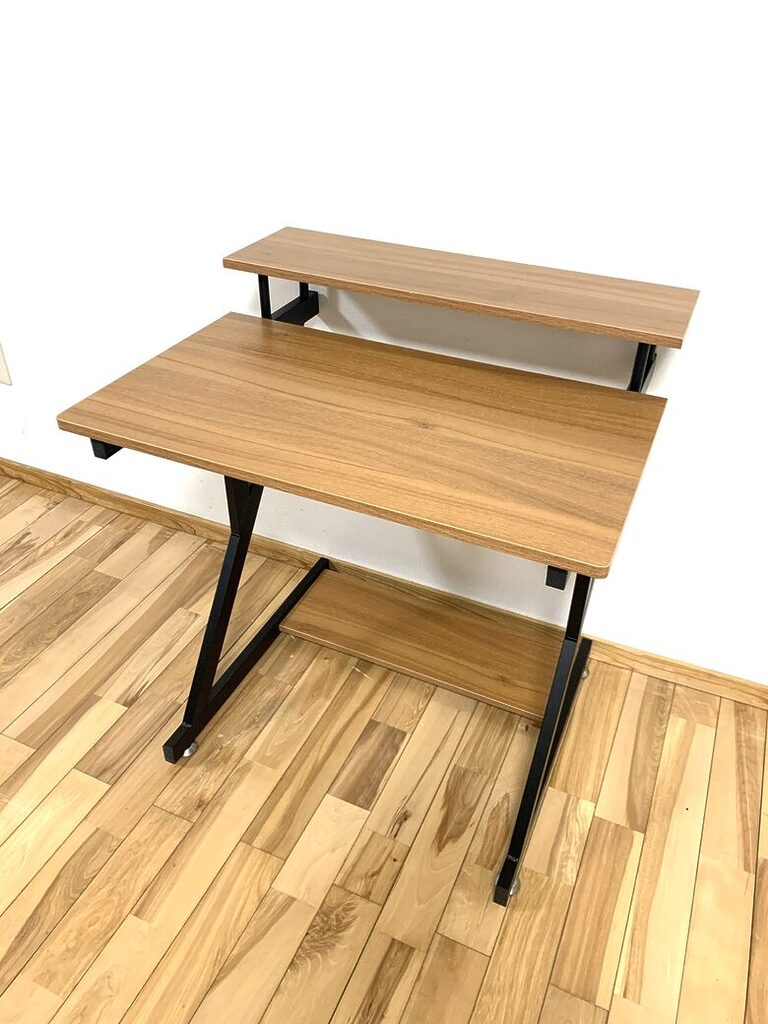 Computer Desk Light Brown 3