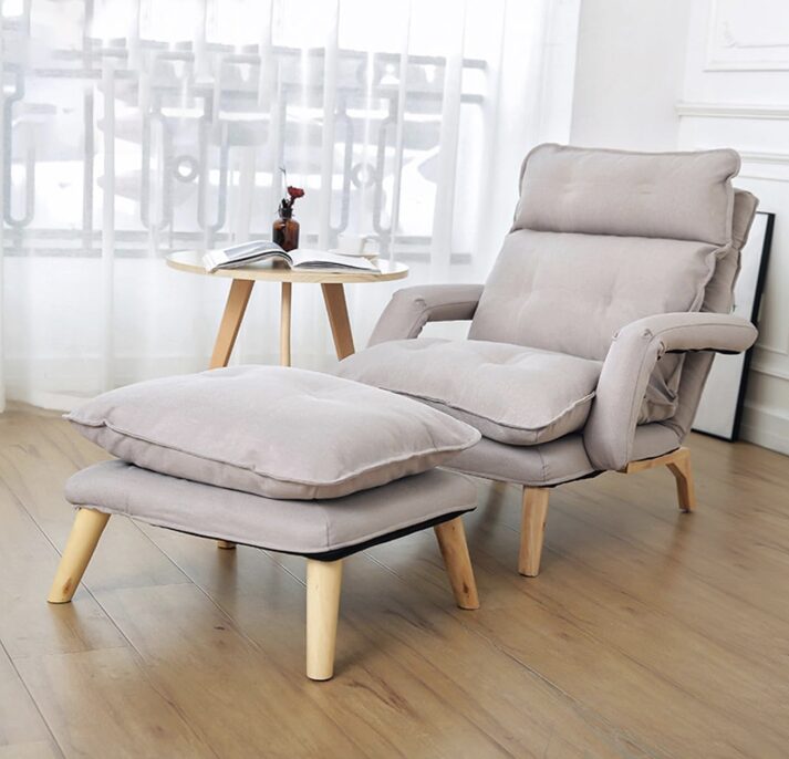 7. Floor Chair & Ottoman 4