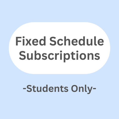 3. Fixed Schedule Subscriptions